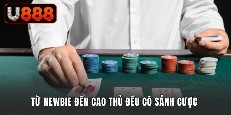 Từ newbie đến cao thủ đều có sảnh cược 